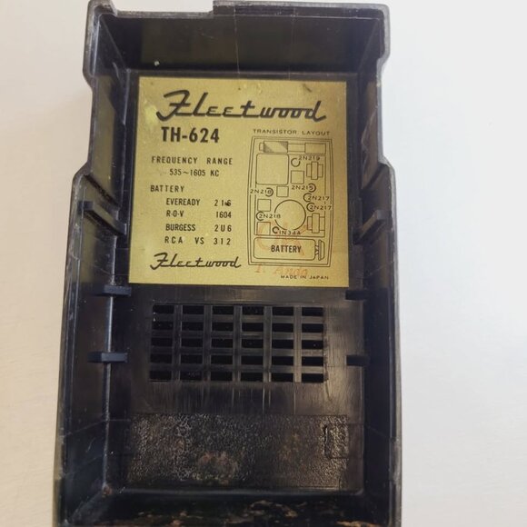 Fleetwood Transistor 6 Radio TH-624 - Picture 8 of 10